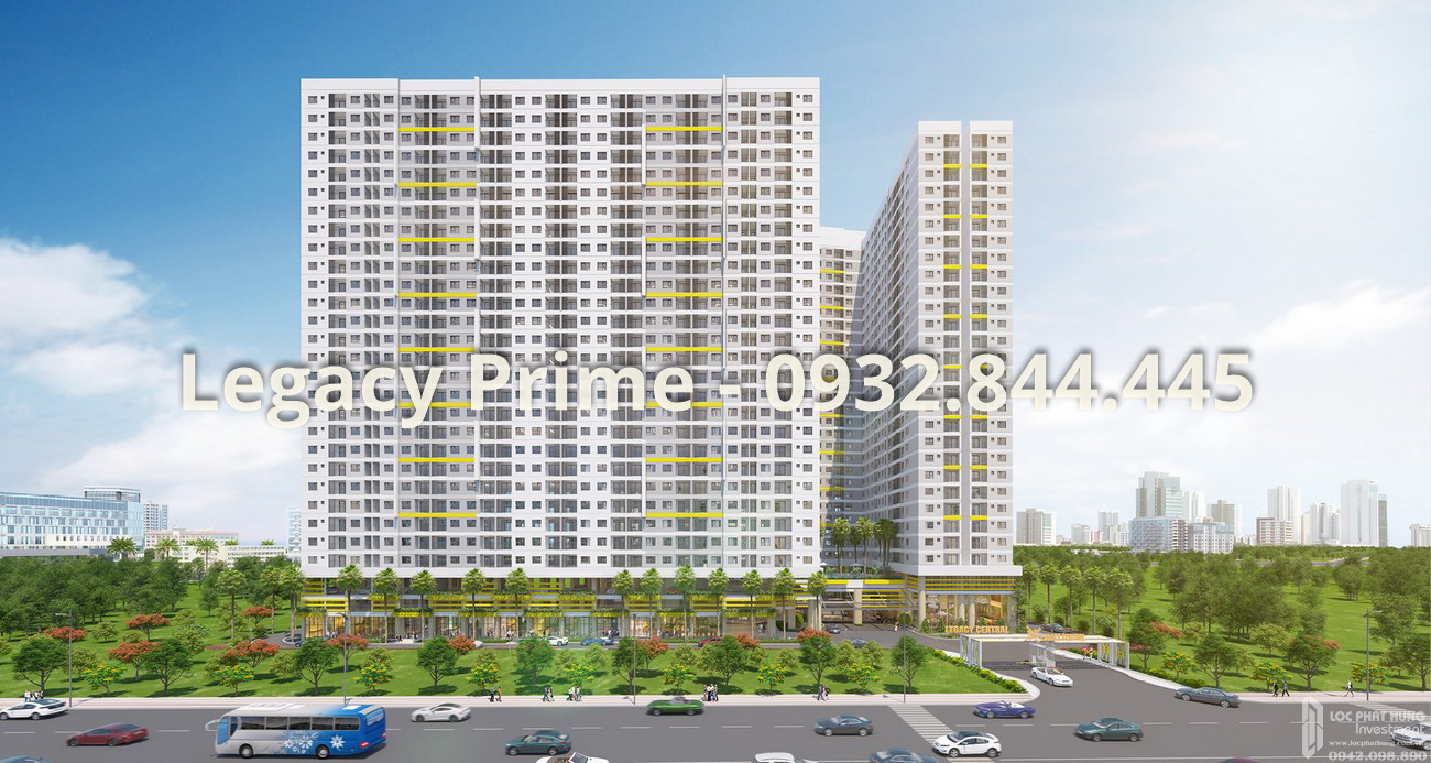 Phối cảnh tổng thể dự án căn hộ chung cư Legacy Central Thuận An Bình Dương