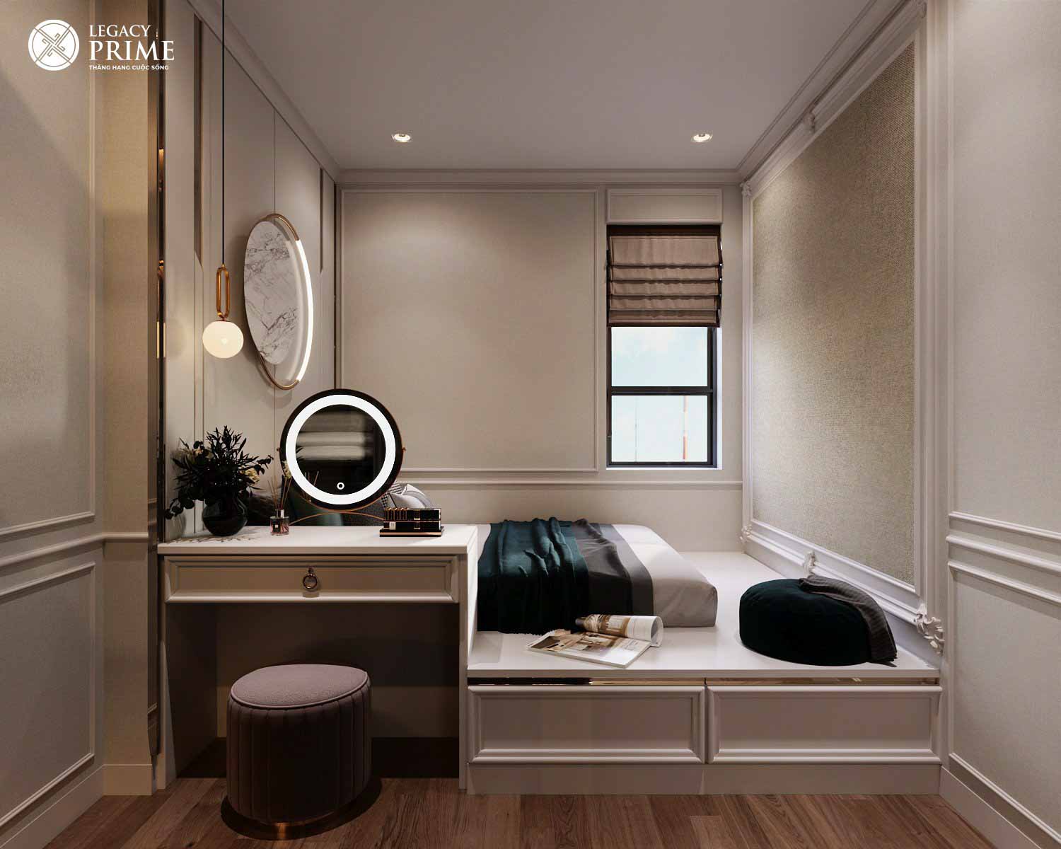 Nhà mẫu căn hộ 1PN Legacy Prime